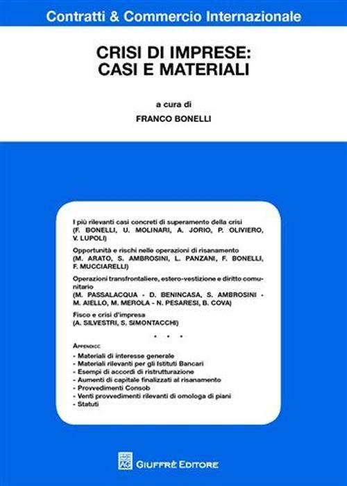Crisi di imprese: casi e materiali - copertina
