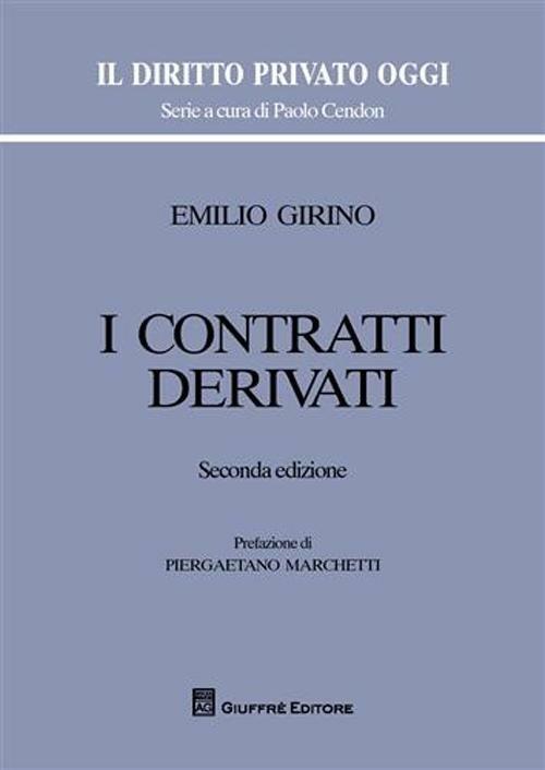 I contratti derivati - Emilio Girino - copertina