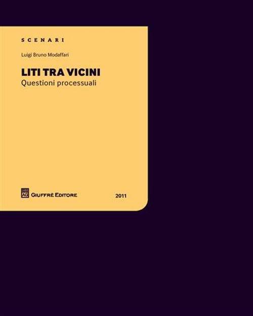 Liti tra vicini. Questioni processuali - Luigi B. Modaffari - copertina