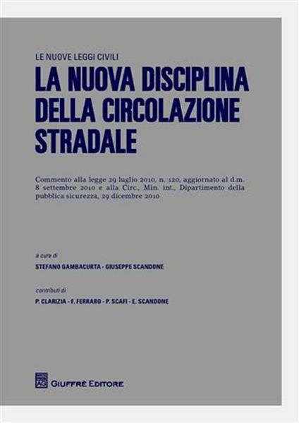 La nuova disciplina della circolazione stradale - copertina