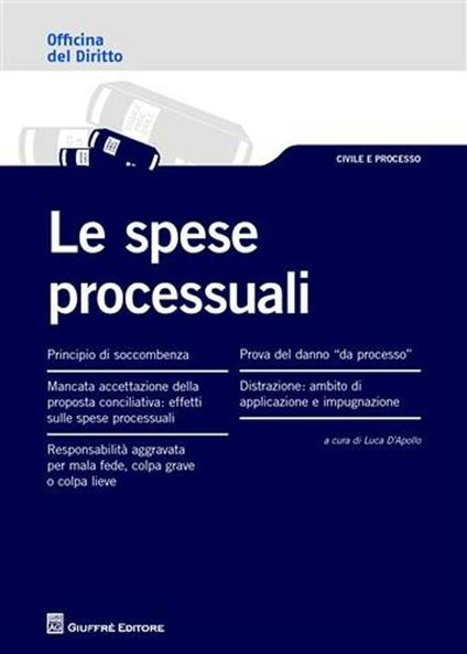 Le spese processuali - copertina