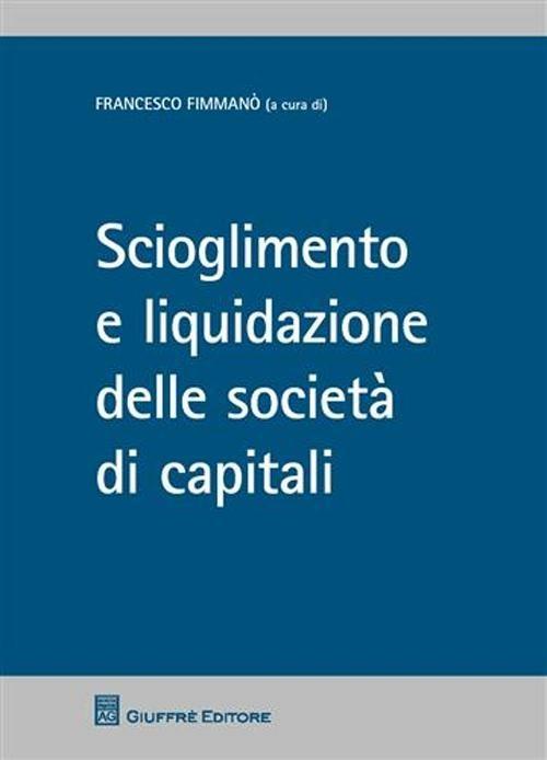 Scioglimento e liquidazione delle societa' di capitali - copertina