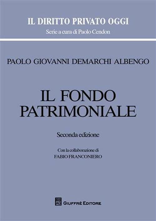 Il fondo patrimoniale - Paolo G. Demarchi Albengo - copertina