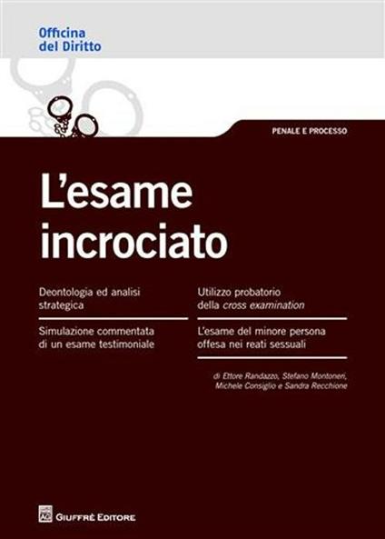 L' esame incrociato - copertina