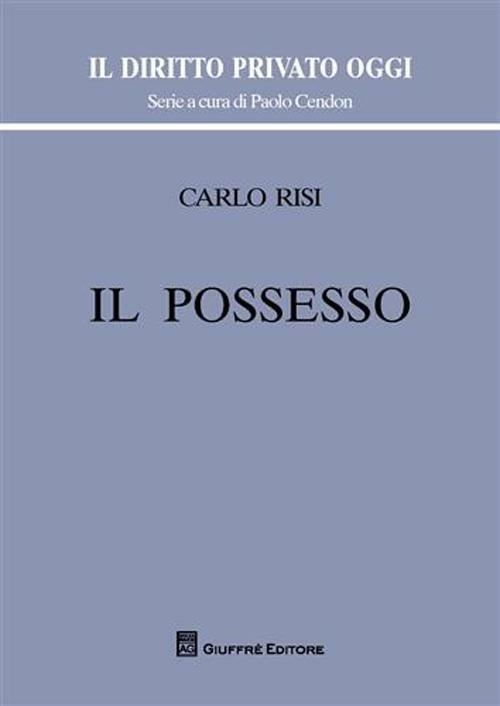 Il possesso - Carlo Risi - copertina