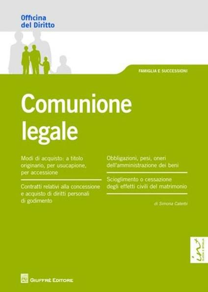 Comunione legale - Simona Caterbi - copertina