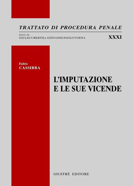 L' imputazione e le sue vicende - Fabio Cassibba - copertina