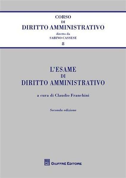 L' esame di diritto amministrativo - copertina