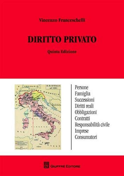 Diritto privato - Vincenzo Franceschelli - copertina