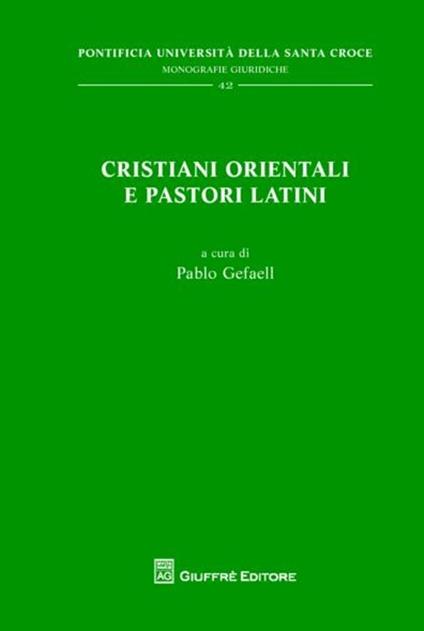 Cristiani orientali e pastori latini - copertina