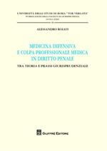 Medicina difensiva e colpa professionale medica in diritto penale. Tra teoria e prassi giurisprudenziale