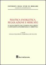 Politica energetica, regolazione e mercato. Il nuovo diritto dell'energia tra libertà e limitazioni concorrenziali e ambientali