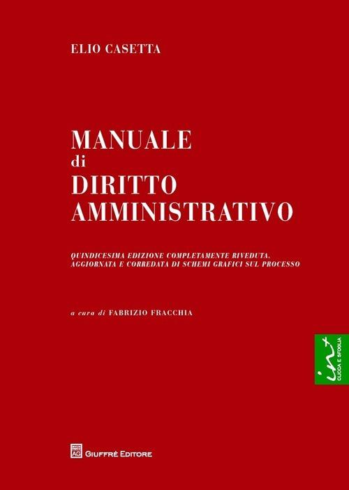 Manuale di diritto amministrativo - Elio Casetta - copertina