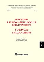 Autonomia e responsabilità sociale dell'Università. Governance e accountability