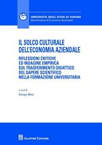 Il solco culturale dell'economia aziendale