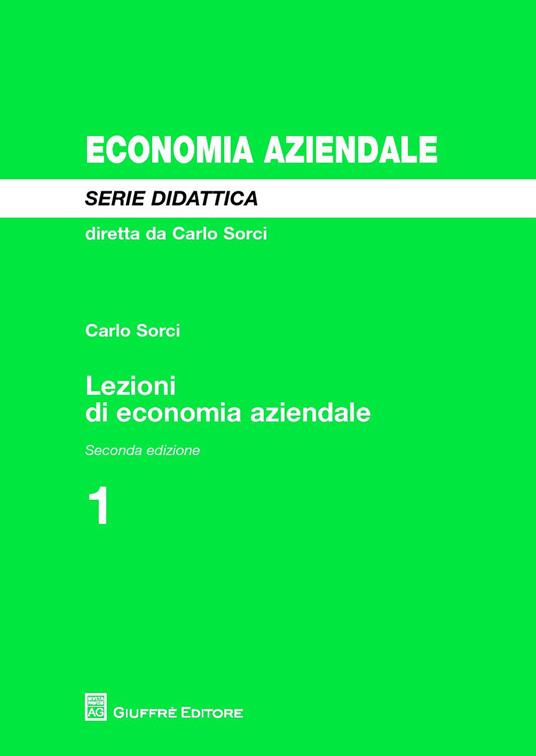 Lezioni di economia aziendale - Carlo Sorci - copertina