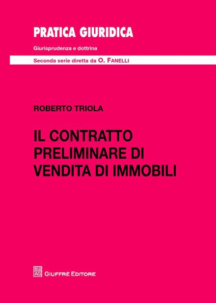 Contratto preliminare di vendita di immobili - Roberto Triola - copertina