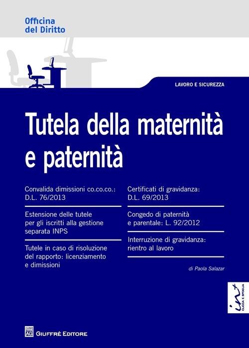 Tutela della maternità e paternità - Paola Salazar - copertina