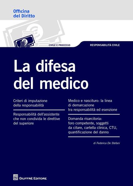 La difesa del medico - Federica De Stefani - copertina