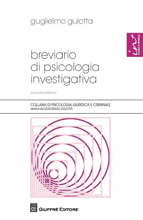 Breviario di psicologia investigativa - Guglielmo Gulotta - copertina