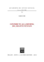 Contributo alla riforma del delitto tentato