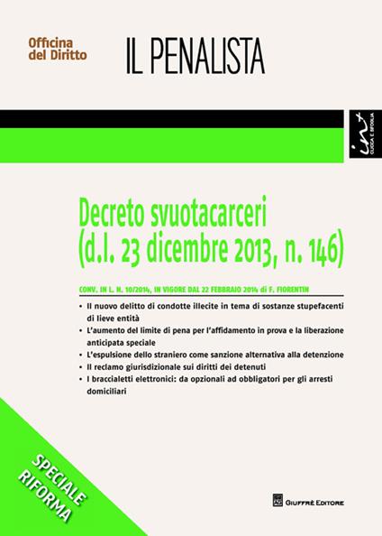 Decreto svuotacarceri - Fabio Fiorentin - copertina