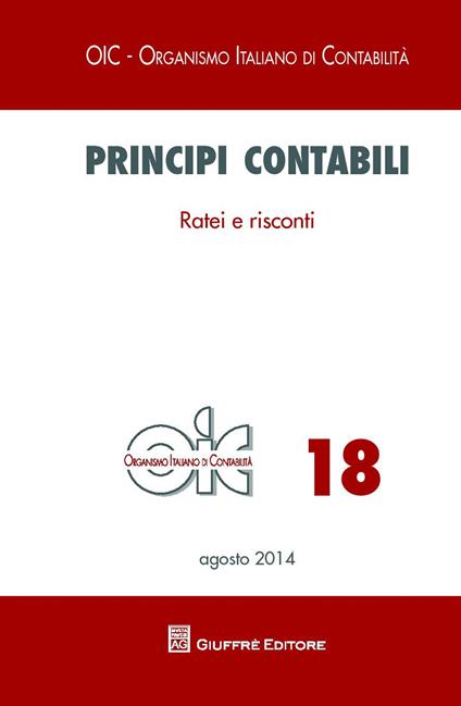 Principi contabili. Vol. 18: Ratei e riscontri - copertina