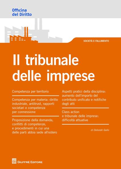 Il tribunale delle imprese - Deborah Gallo - copertina