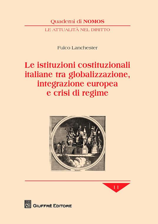 Le istituzioni costituzionali italiane tra globalizzazione, integrazione europea e crisi di regime - Fulco Lanchester - copertina