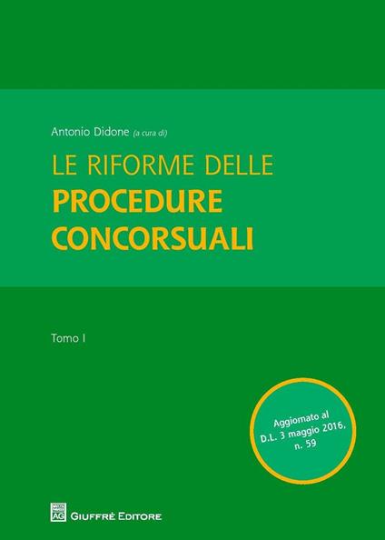 Le riforme delle procedure concorsuali - copertina