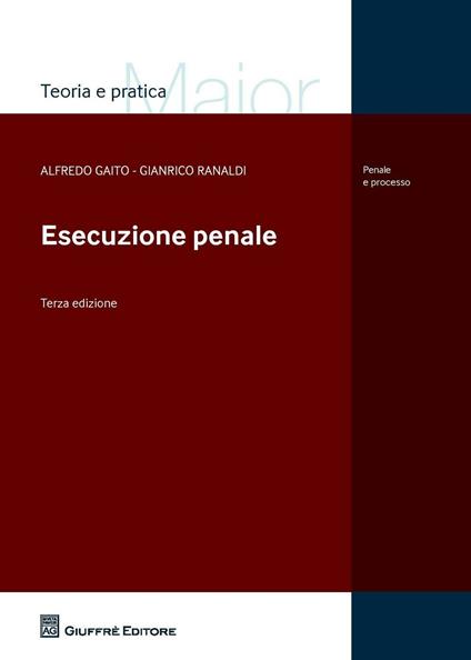 L' esecuzione penale - Alfredo Gaito,Gianrico Ranaldi - copertina