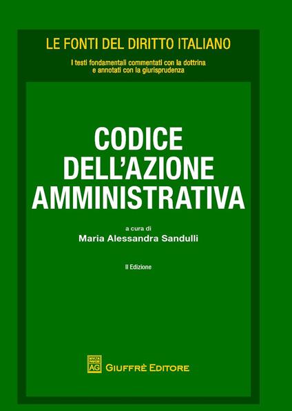 Codice dell'azione amministrativa - copertina