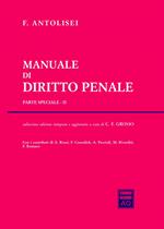 Manuale di diritto penale. Parte speciale. Vol. 2