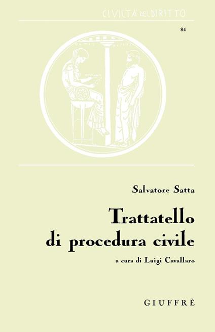 Trattatello di procedura civile - Salvatore Satta - copertina