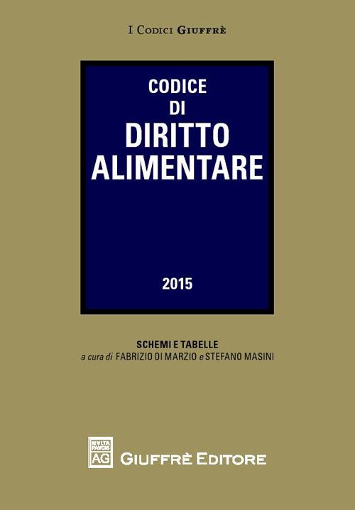 Codice di diritto alimentare - copertina