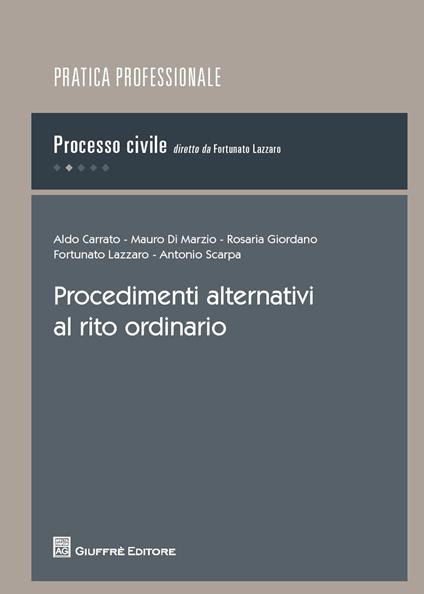 Procedimenti alternativi al rito ordinario - copertina