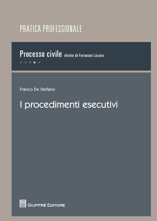 I procedimenti esecutivi - Franco De Stefano - copertina