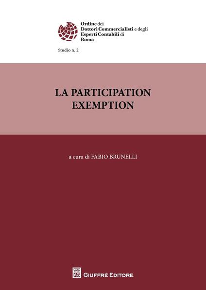 La participation exemption - copertina
