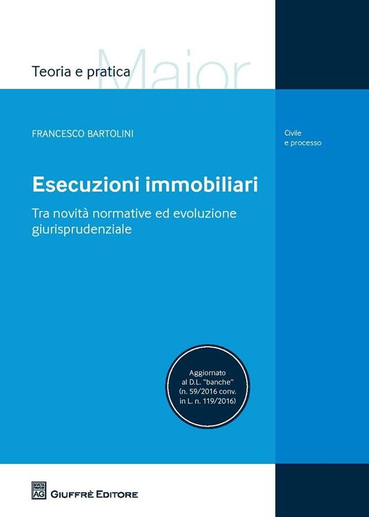 Esecuzioni immobiliari - Francesco Bartolini - copertina
