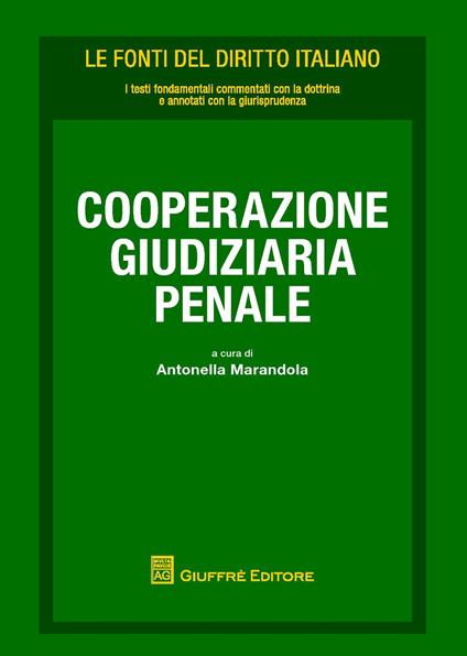 Cooperazione giudiziaria europea in materia penale - copertina