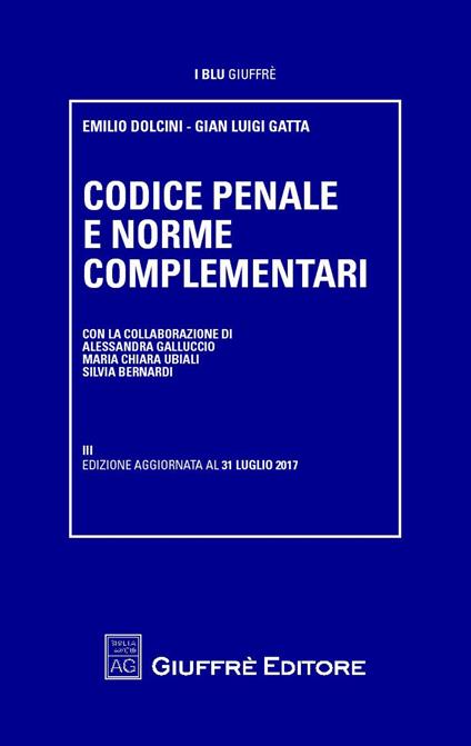 Codice penale e norme complementari - copertina