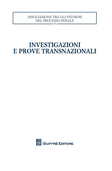  Investigazioni e prove transnazionali - copertina