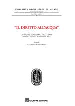 Il diritto all'acqua