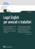 Legal english per avvocati e traduttori
