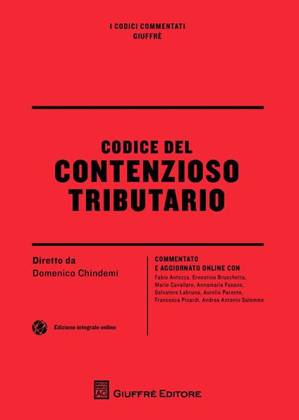 Codice del contenzioso tributario - copertina