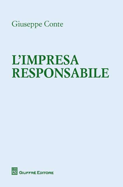 L' impresa responsabile - Giuseppe Conte - copertina