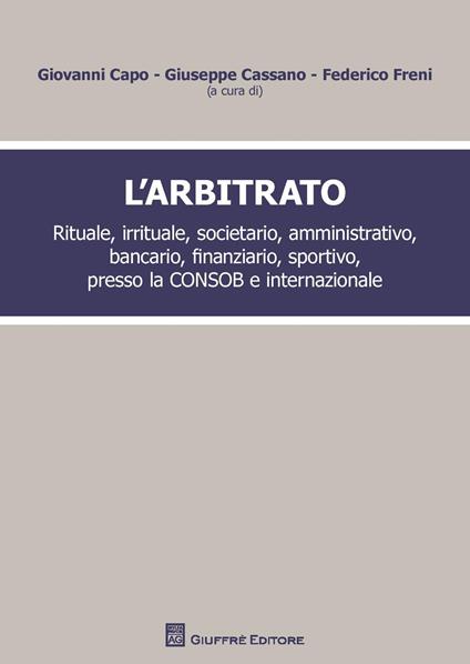 L' arbitrato - copertina