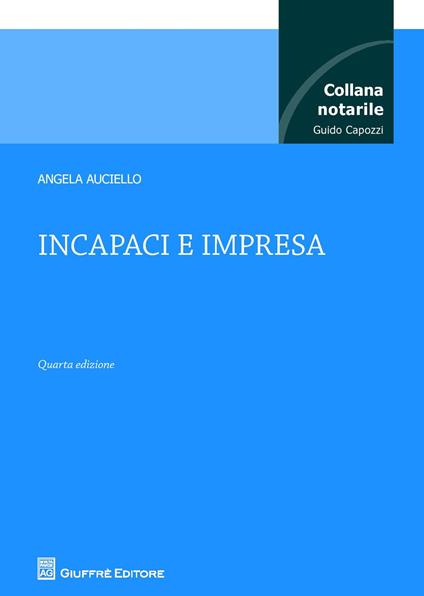 Incapaci e impresa - Angela Auciello - copertina