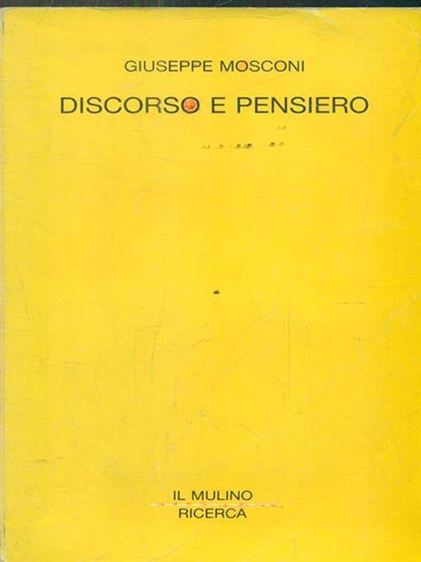 Discorso e pensiero - Giuseppe Mosconi - 3