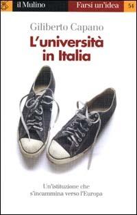 L' università in Italia - Giliberto Capano - copertina